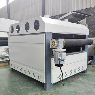 Min Διάρκεια εργασίας 350mm Πλήρως αυτόματη μηχανή γυαλισμού ξύλινων πλακών για στερεό ξύλο