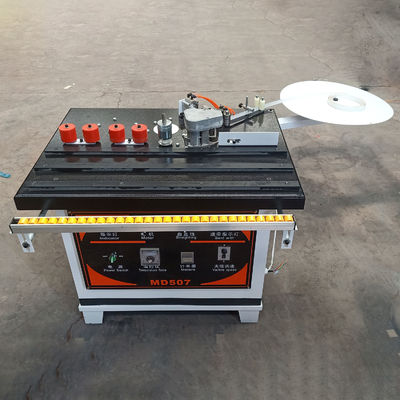 50 mm αποτελεσματικό πλάτος κοπής καμπύλη Edge Banding Machine για ξυλουργική γραμμή παραγωγής