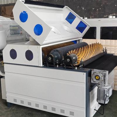 2100 KG Αυτοματοποιημένο ξυλουργικό πάτωμα Χάλυβα σύρμα βούρτσα Sanding ξύλο μηχανή ζωγραφικής