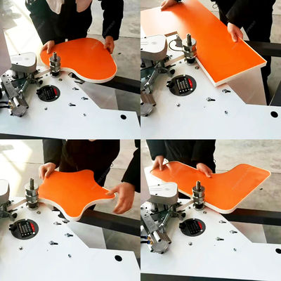 Φορητό 45 μοίρες καμπύλη Edge Banding Machine για το ντουλάπι της κουζίνας και ξύλινα έπιπλα