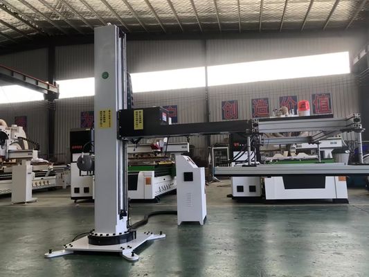 Μεγάλη χωρητικότητα 2000KG Διπλή γραμμή αριθμός CNC ξύλινη πόρτα κλειδαριά τρύπα Mortising Machine