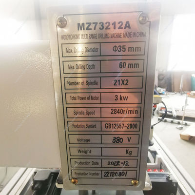 21*2pcs Σχοινιά σφραγίδας CNC αυτόματο έπιπλο πολυ-τρυπάνι μηχανή