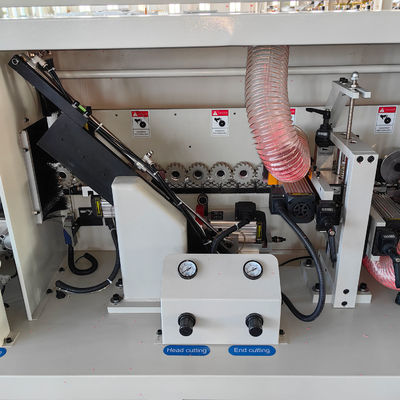 6 Λειτουργίες PVC πλακέ μελαμίνης Edge Bander με 7KW ισχύ και 0,4-3mm πάχος