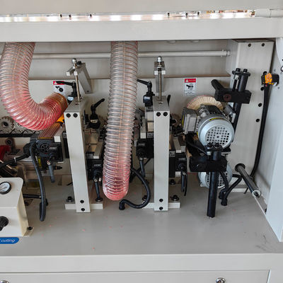 6 Λειτουργίες PVC πλακέ μελαμίνης Edge Bander με 7KW ισχύ και 0,4-3mm πάχος