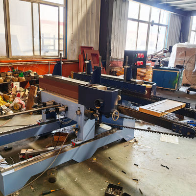 320 KG βάρος διπλή ζώνη Sander 1500mm για Edge Sanding έπιπλα ξύλινες πόρτες ντουλάπια