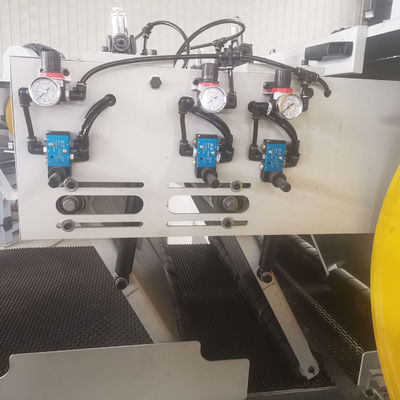 21.12kw Συνολική ισχύς MJ650 αυτόματο πριονιστήρα ξυλουργικής ζώνης με ταχύτητα τροφοδοσίας 0-18m/min
