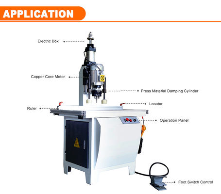 800x750x1700mm Μηχανή τρύπανσης με μάντηλο για την τρύπανση κατακόρυφων θυρών