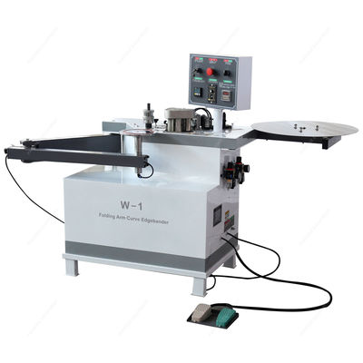 1.4kW Δύναμη W-1 Curve Line Edge Bander Πλήρως αυτόματο μέσω της μηχανής συνδετήρα άκρου τροφοδοσίας