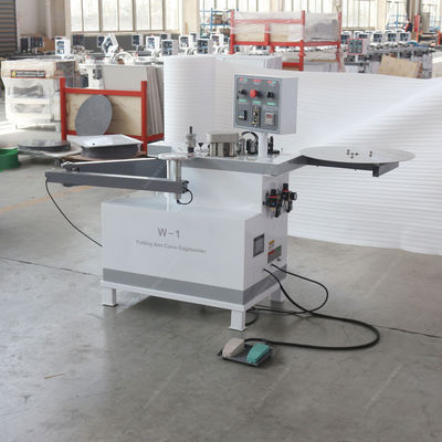 Προσαρμοσμένη τάση 1.4kW W-1 MDF Curve Edge Bander Folding Arm Edge Banding Machine