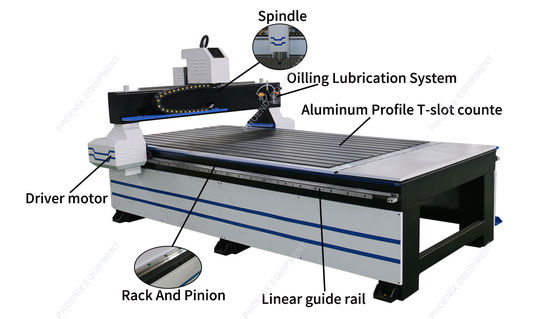 1000KG Βάρος PM1325 3D ξυλουργικές μηχανές CNC ξυλοδρόμος Γλυπτική 3 άξονες 3D χαρακτική ξυλουργική μηχανή