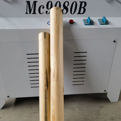 MC9080B αυτόματη τροφοδοσία στρογγυλή μπάρα μηχανή τέλεια λύση για τετράγωνο ξύλο στρογγυλοποίηση