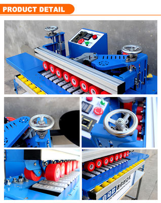 Μικρό ξυλουργείο MDF Πολωνική Edgebander ημιαυτόματο PVC καμπυλωτό Edge Banding Machine