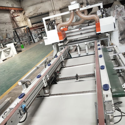 Ταχύτητα MJ-27308 ξυλουργική CNC αυτόματη πόρτα ξύλου ξύλινο πάνελ τεσσάρων πλευρών κοπής πριόνι