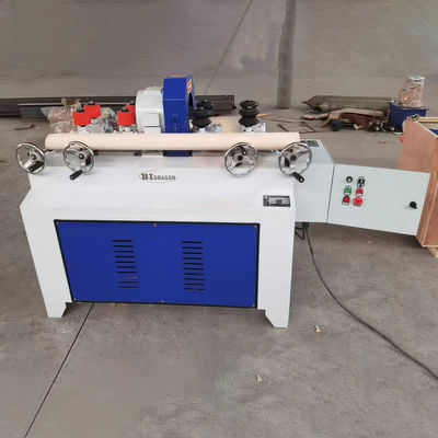 1.1KW Μηχανή επεξεργασίας στρογγυλής ράβδου για ράβδι ξύλου με έλεγχο συχνότητας τροφοδοσίας κινητήρα