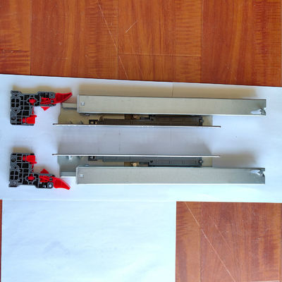 370mm Min Βαθμός ντουλάπις Ντουλάπι συρτάρι Βόλος Ανάκαμψη 3 φορές Κρυμμένο σιδηρόδρομο 303BF-350