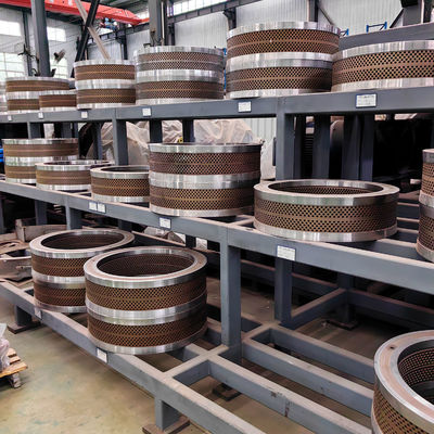 Προσαρμοσμένο 6mm 8mm διάμετρος τρύπας εύρος δακτυλίδι Die Mold για βιομάζα και τροφή πελετό εργοστάσιο