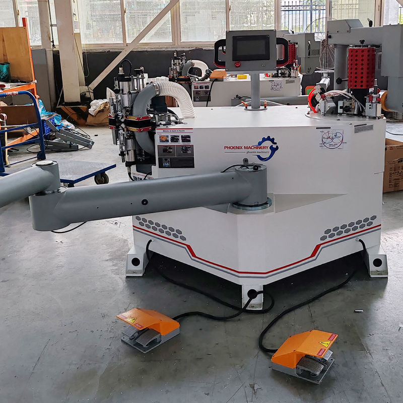 KN-700-3 All-in-one Machine Banding Edge με καθοδηγούμενη με λέιζερ κούρεμα και σκούπα 150 mm
