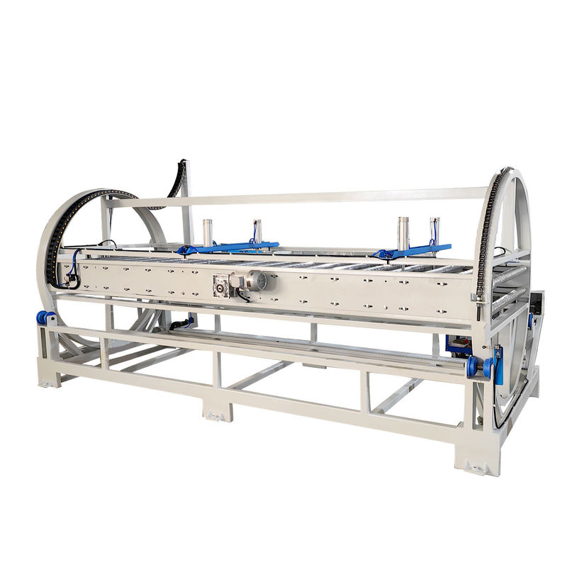 Υψηλή παραγωγικότητα 180 βαθμών Flip Machine για ξύλινη πλακέτα αυτόματη μετατροπή σε ξενοδοχεία